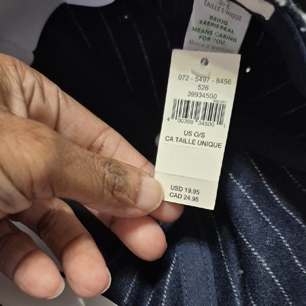 Aerie Dark Blue Snap Back - Picture 5 of 5